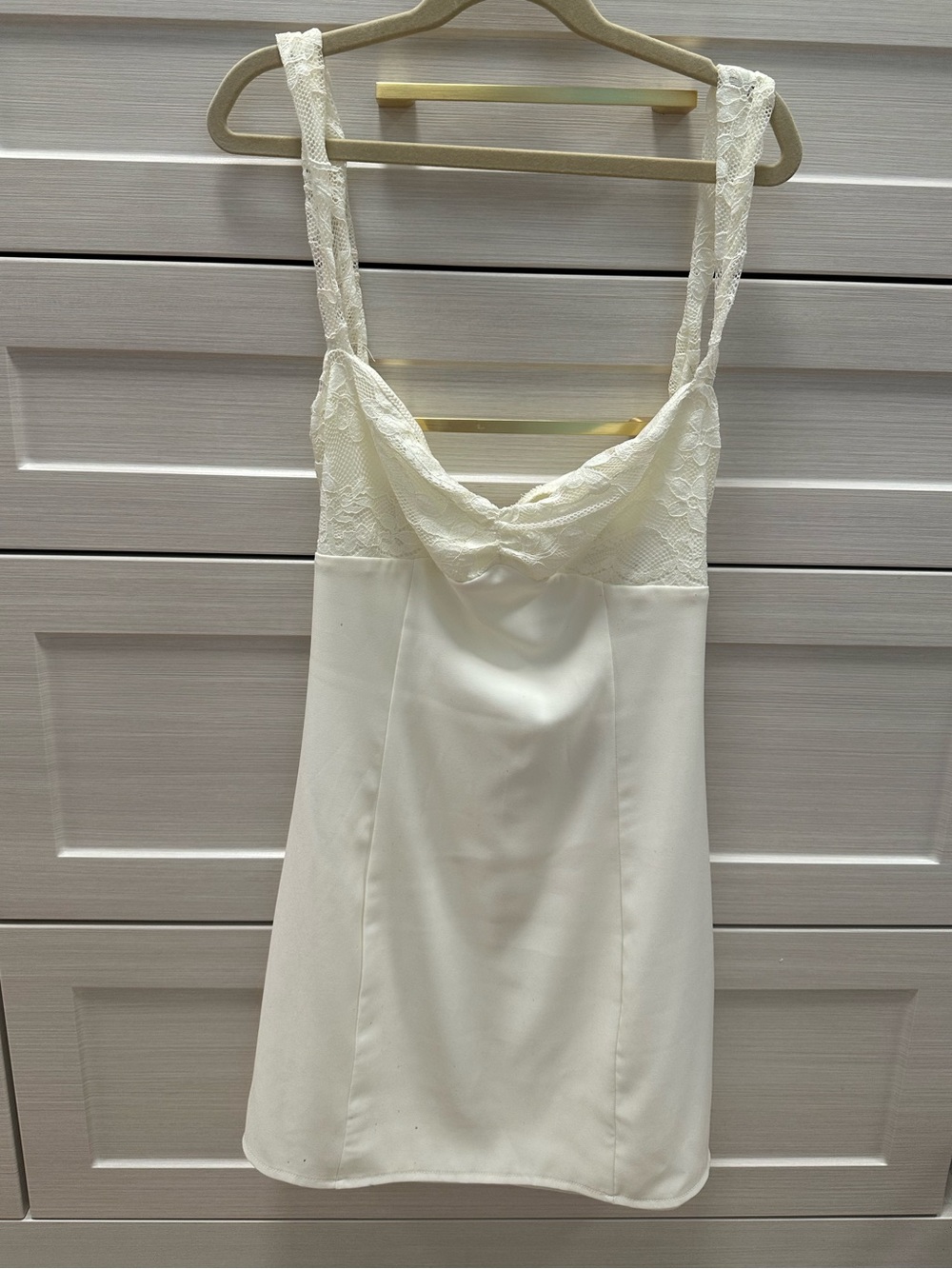 White Fox Mini Dress